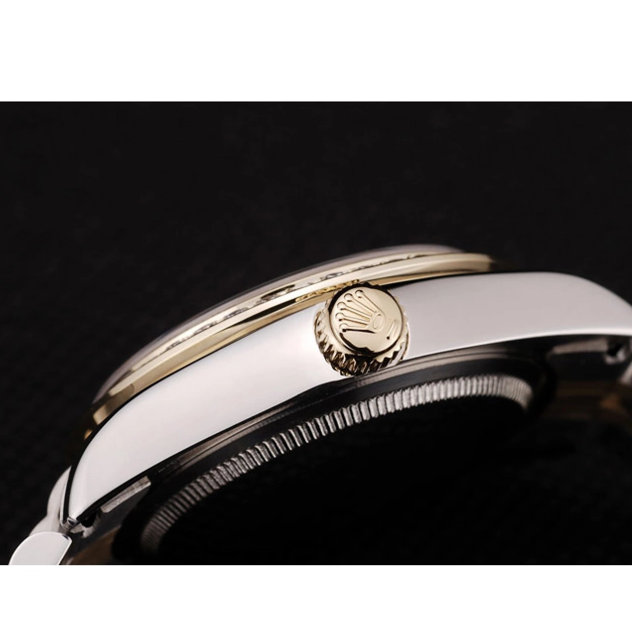 Rolex copies cheap DateJust Steel Diamonds Case Silver Plated Brushed Flowers Dial Stainless Rolex 0615